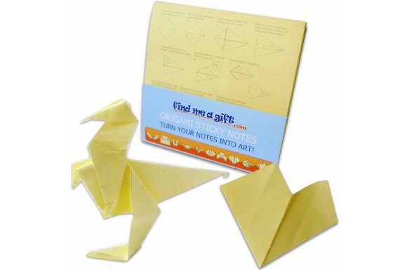 origami sticky notes