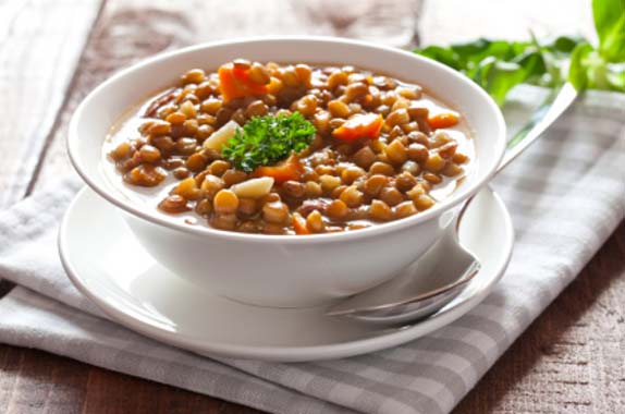 lentil chickpea curry