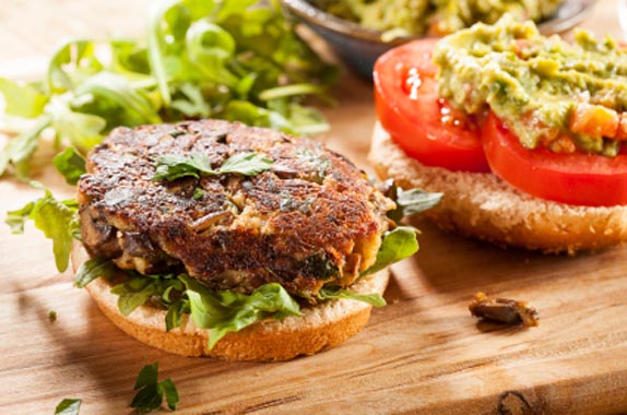 lentil and cheese burgers