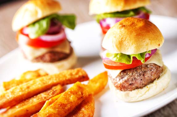 mini burgers