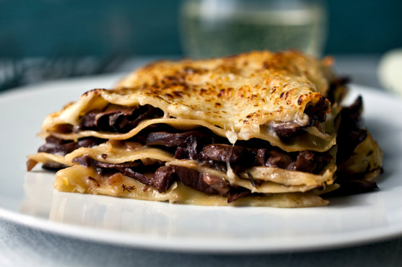 November recipe mushroom lasagne