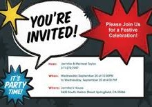 party on a budget party invites