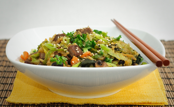sesame beef stir fry
