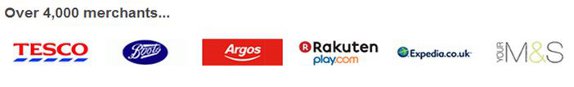 topcashback retailer list