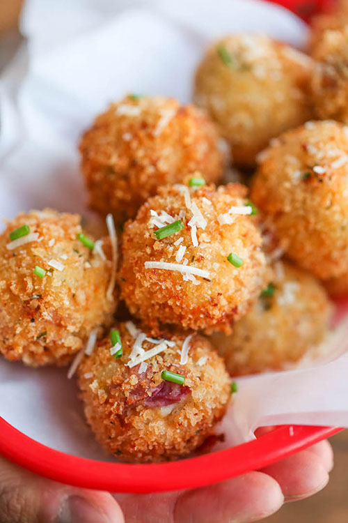 Left Over Mashed Potato Balls