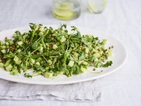 Summer Salad of Cucumber, Lentils and Tarragon
